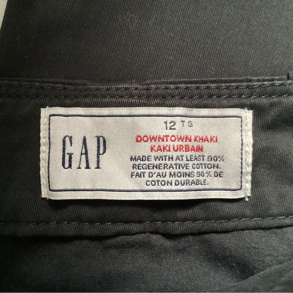 GAP Downtown Mid-Rise Khaki, Size 12T - Picture 10 of 10